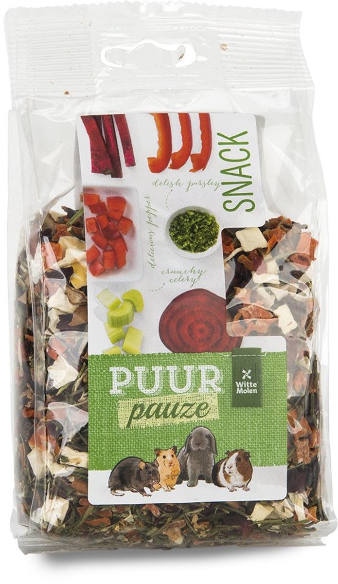 Witte Molen PUUR Pauze Groenten- & Kruidensnack 100 gram
