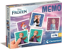 Clementoni - Memory voor kinderen - Frozen - 48 Kaarten - Memory spel - Educatief Speelgoed - Vanaf 