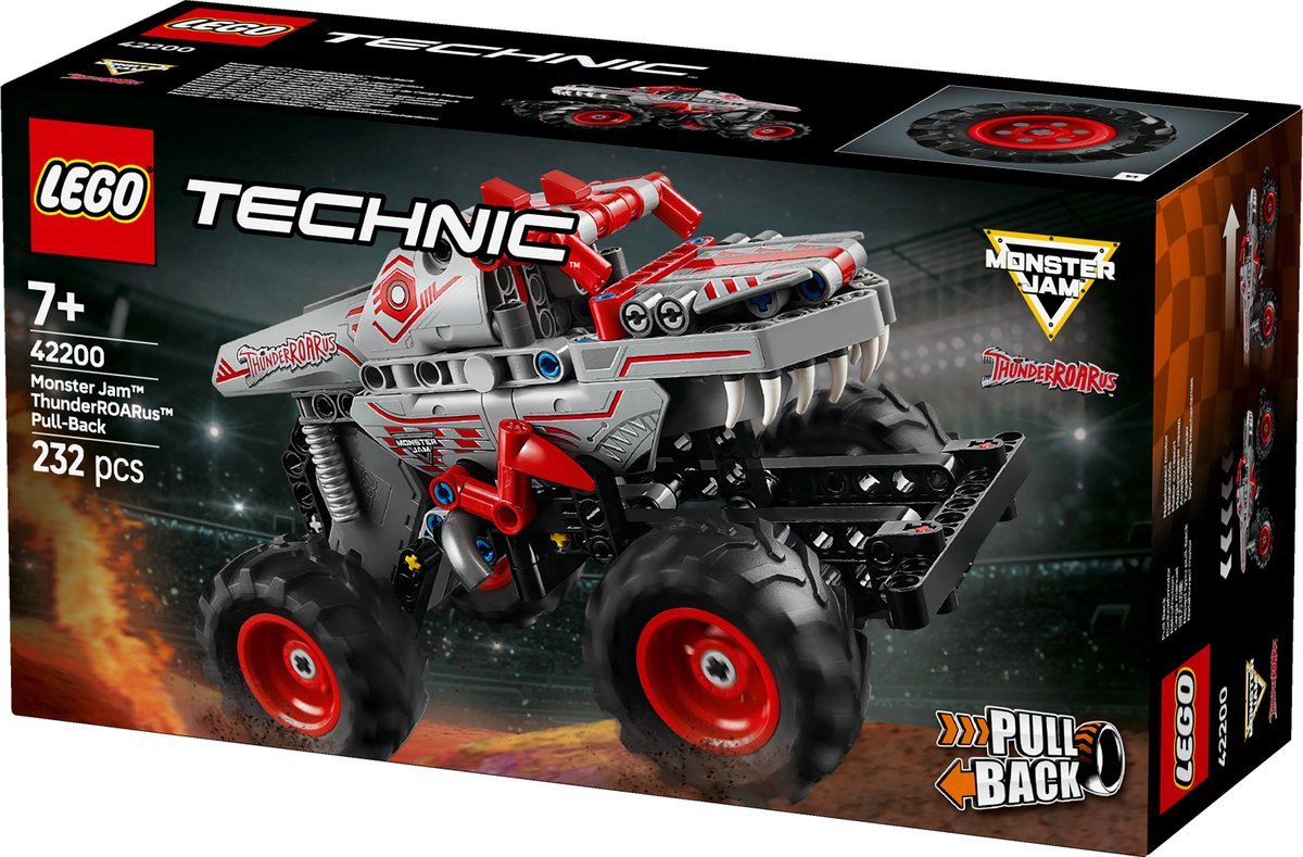 LEGO Technic Monster Jam™ ThunderROARus™ pull-back truck - 42200 — afbeelding 16