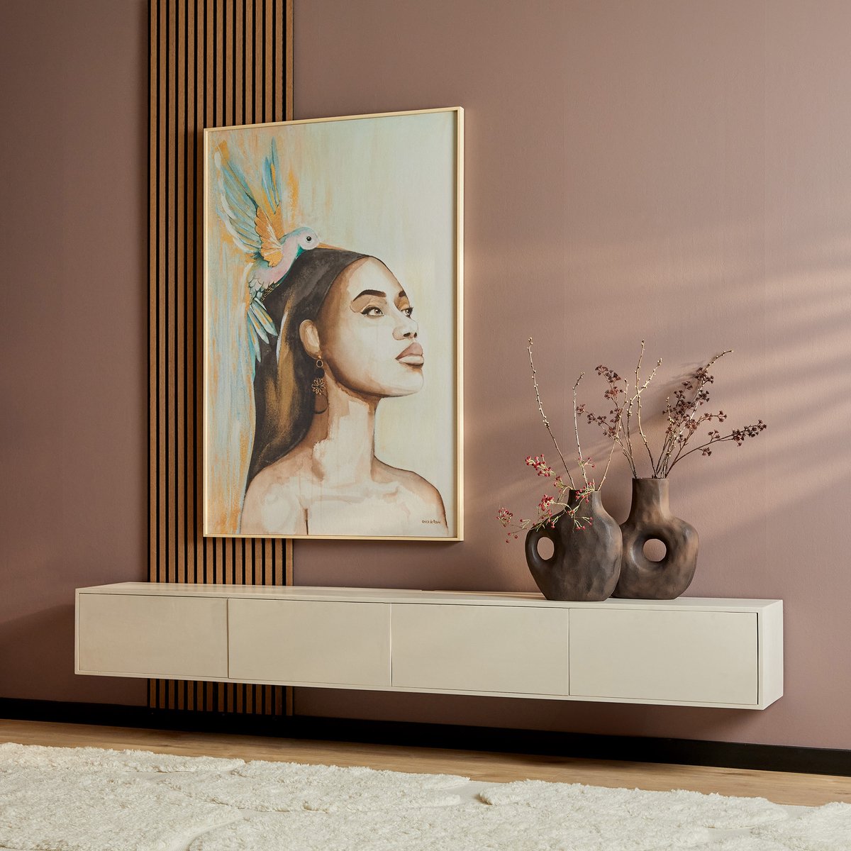 Starfurn Tv meubel Vision - Beige - 30x240x35 cm