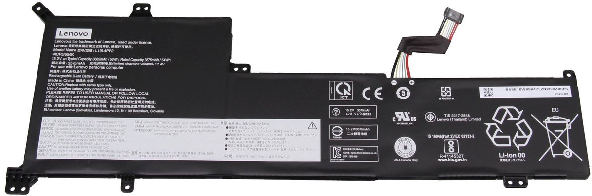 Lenovo 5B10W89835 Batterij - 56Wh