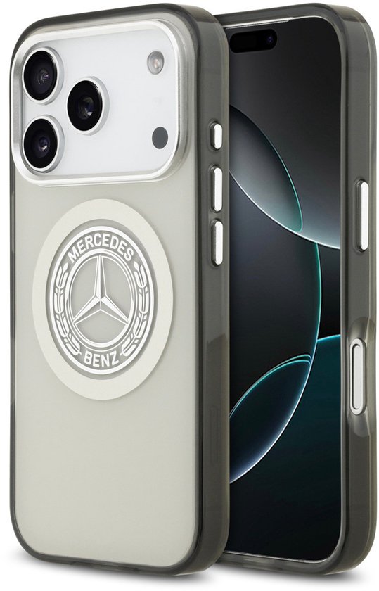 Mercedes-Benz Back Cover - iPhone 17 Pro - Grijs - Double Layer - Vintage Logo - MagSafe van Mercedes-Benz — afbeelding 2