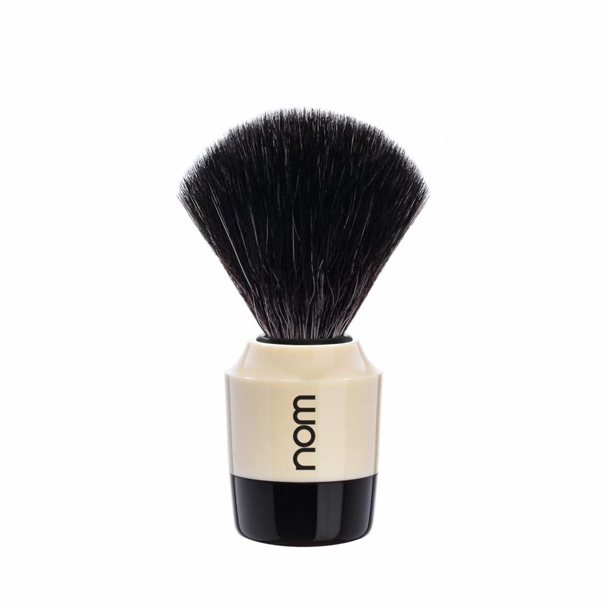 Nom -Scheerkwast -MARTEN21CR -Black Fibre® -Creme/Zwart