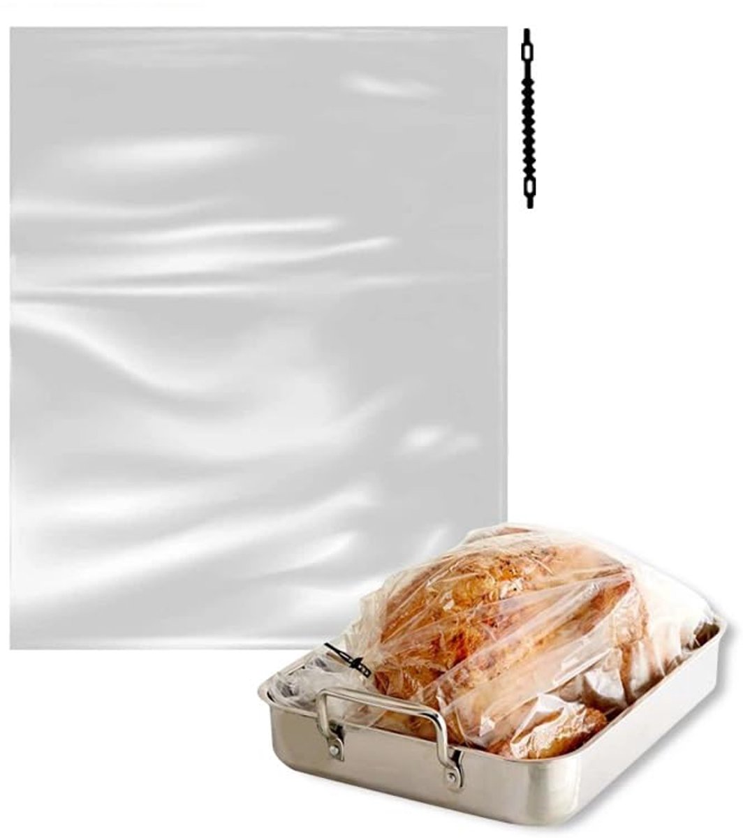 Ovenzakken voor het Roosteren van Vlees en Groenten - 30 Stuks (38 x 25 cm)
