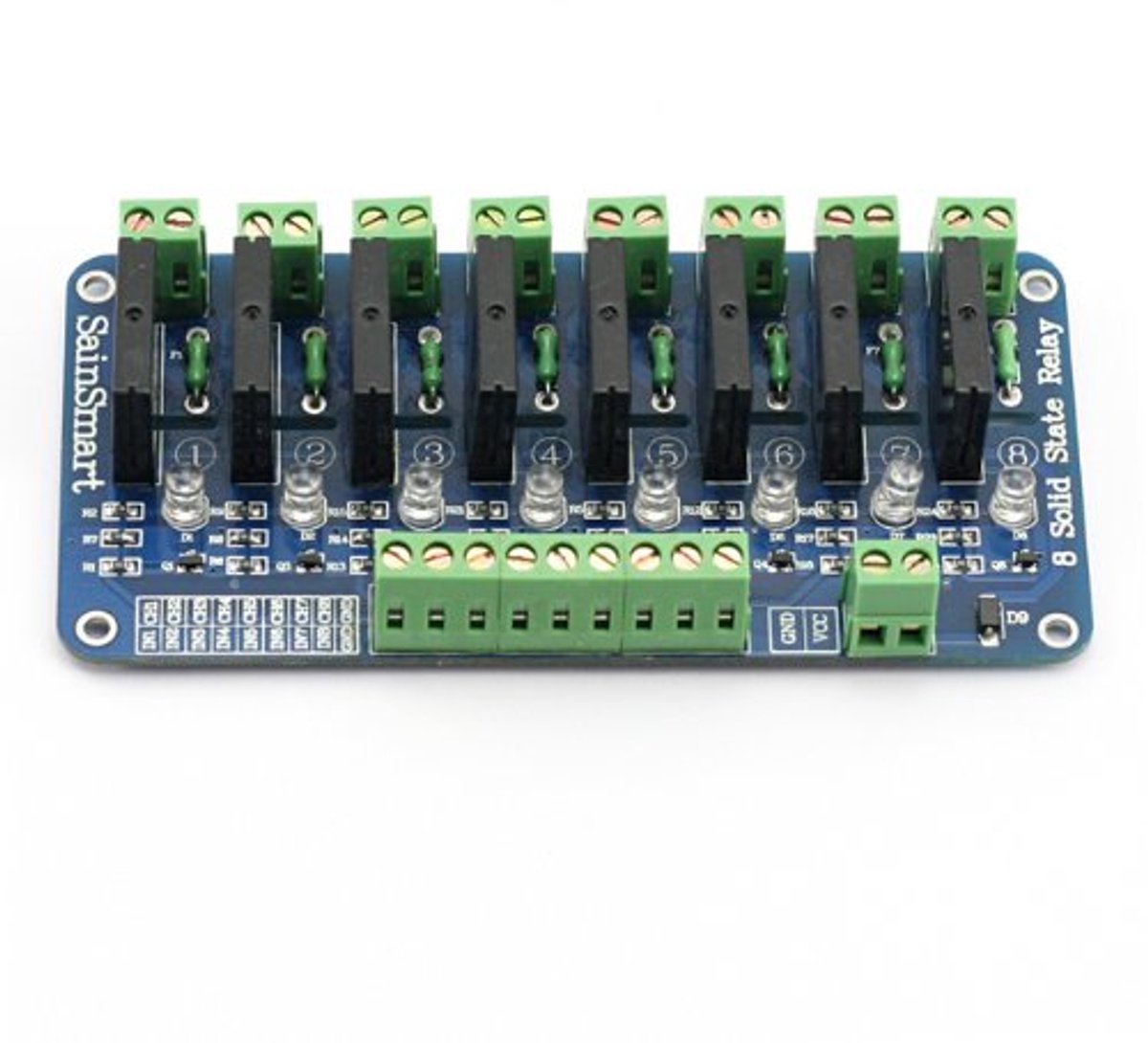 8-kanaals Solid Relay Module voor Arduino en ARM