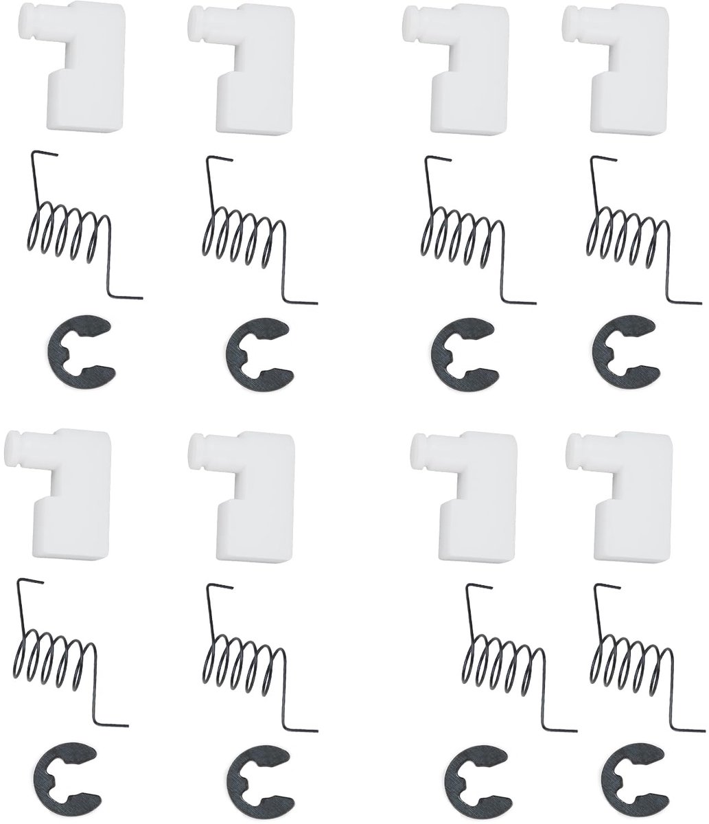 4 sets of replacement starter pins compatible with MT-9999, 4500, 5200, 5800, 45cc, 52cc, 58cc and 62cc chainsaw models