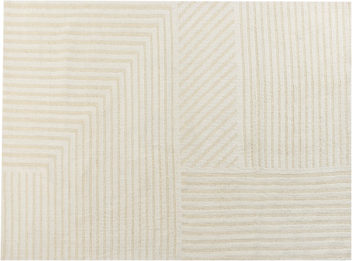 ABEGUM - Vloerkleed - Lichtbeige - 300 x 400 cm - Wol
