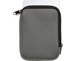 kwmobile toetsenbord hoes geschikt voor Apple Magic Trackpad hoesje - Neopreen keyboard beschermhoes - Reis case met rits - Keyboards cover in donkergrijs