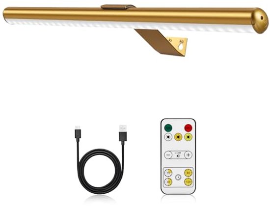 BIGLIGHT Draadloze beeldlamp met afstandsbediening, oplaadbare wandlamp