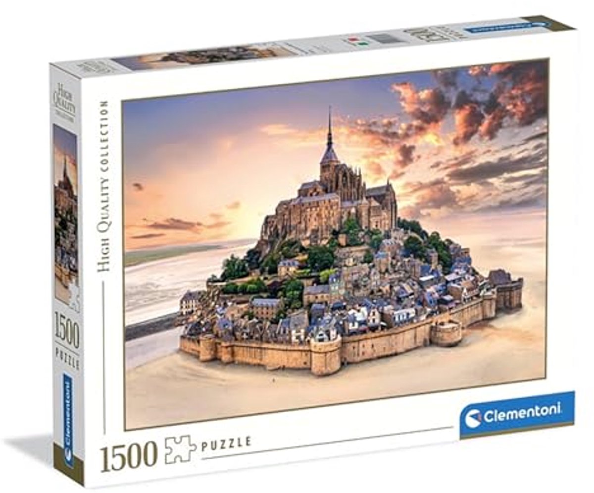 Puzzel voor volwassenen - 1500 stukjes, Mont Saint-Michel, made in Italy