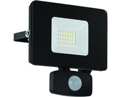 EGLO Faedo 3 Wandlamp Buiten - LED - Bewegingssensor - 14 cm - Zwart