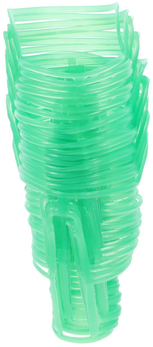 Infusienetzakken, roosterafdekking voor infusieflessen, druppelinfusie-netafdekking, ophangnet voor zoutfles, druppelbescherming, netafdekking voor druppelfles, groen plastic, 20 stuks