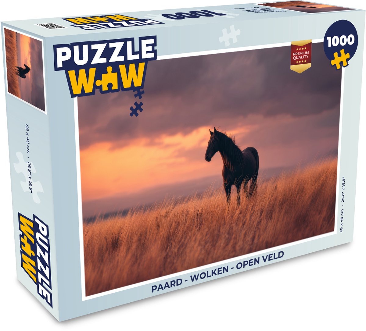 Paard - Wolken - Open veld