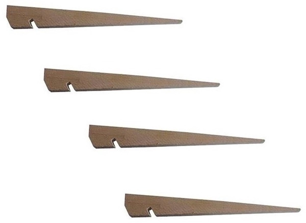 Campking Tentharing Hout - 40 cm x 14 mm - 4 stuks