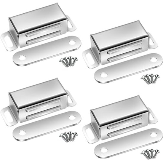 10 stuks magnetische sluitingen, zilver, sterke magneetsluitingen voor halskettingen en armbanden, praktische magneetsluiting voor kettingen, sieraden, doe-het-zelf accessoires, veilige