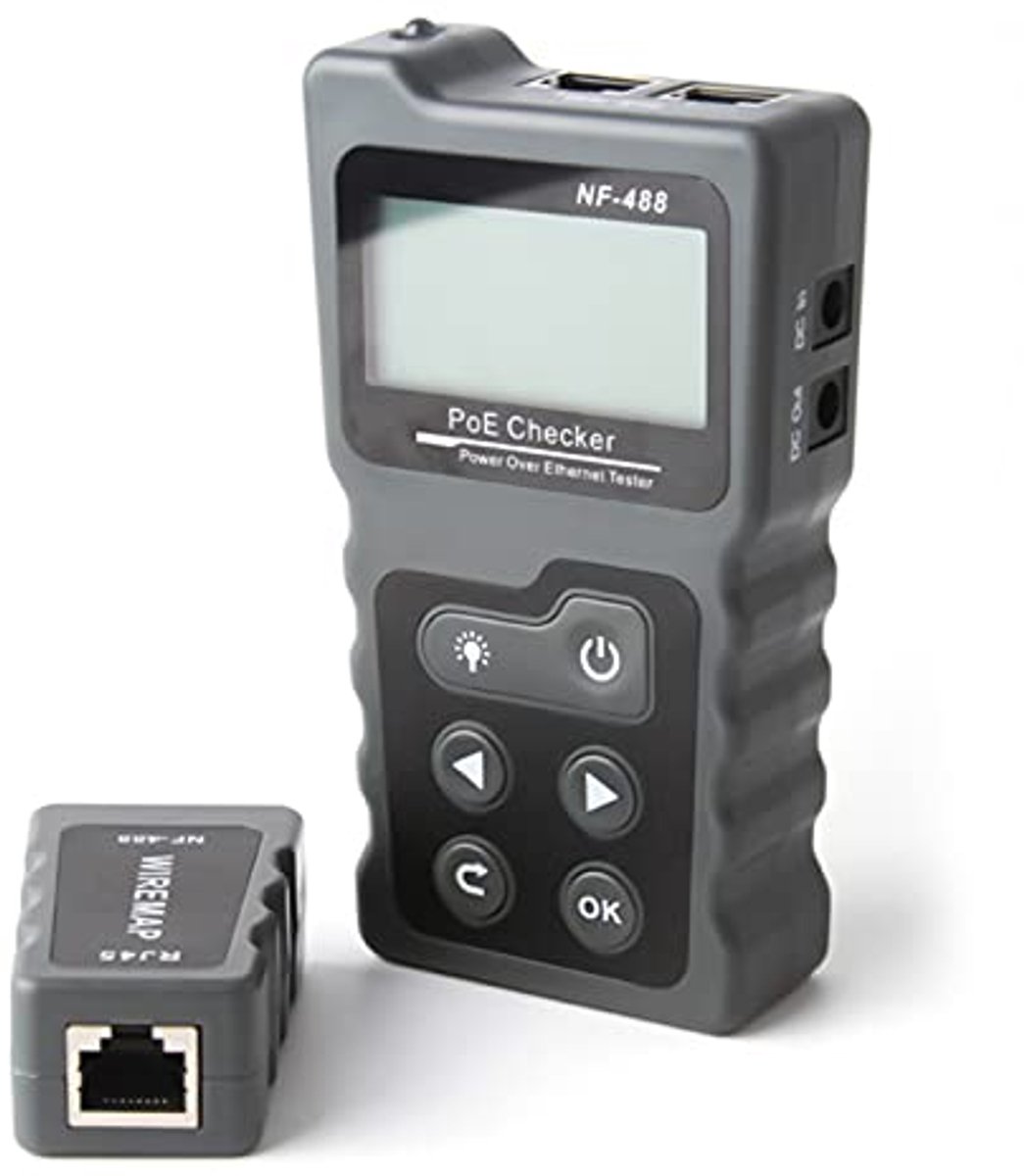 Kabeltester Met Multifunctionele PoE Controle en Testmogelijkheden