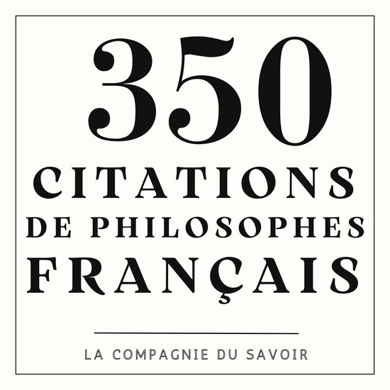 350 citations de philosophes français - cover