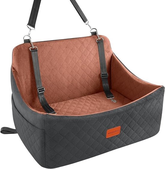 Wooaidagg Hondenautostoel voor grote honden tot 55 lbs, superzachte