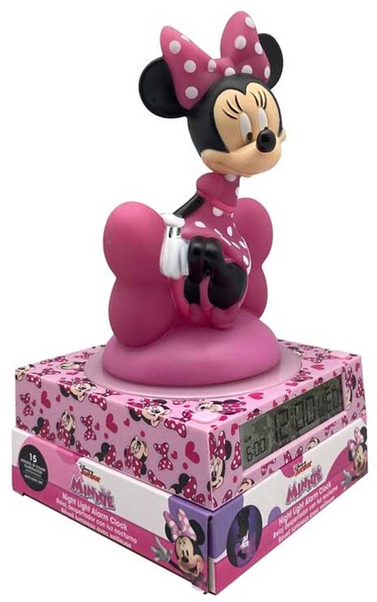 LEXIBOOK, DISNEY MICKEY, Mickey Nachtlampje Wekker, Geluiden En