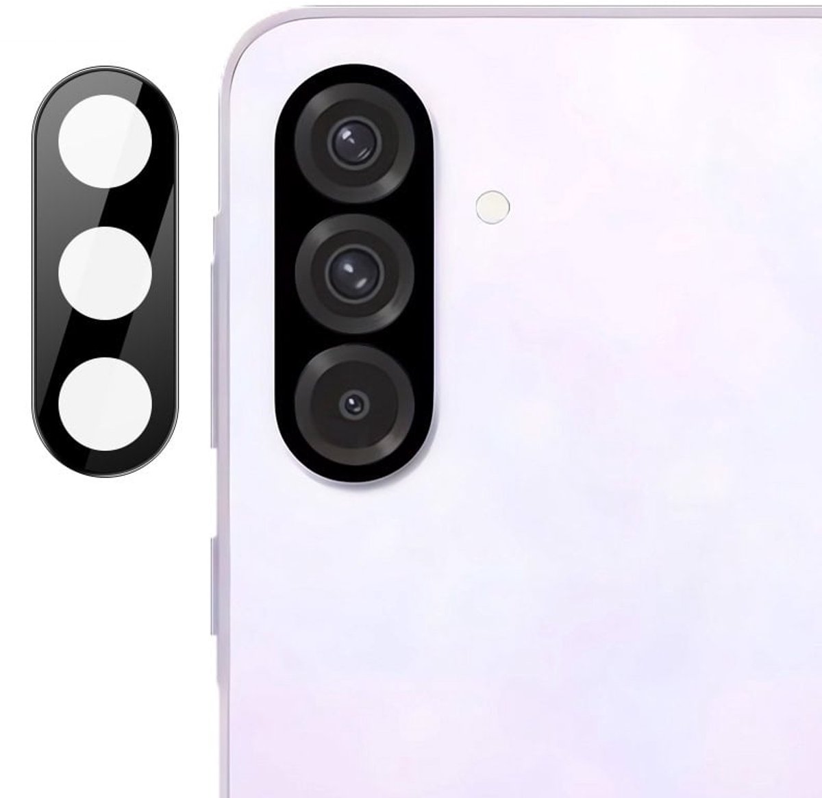 Solidenz Camera Protector - Geschikt voor Samsung Galaxy A56 - Zwart