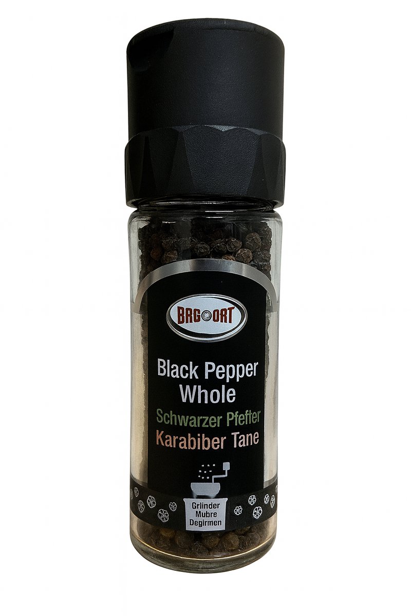 Peper Zwart Heel - Kara Biber Tane 50g - 100% Natuurlijk - Specerij voor Koken