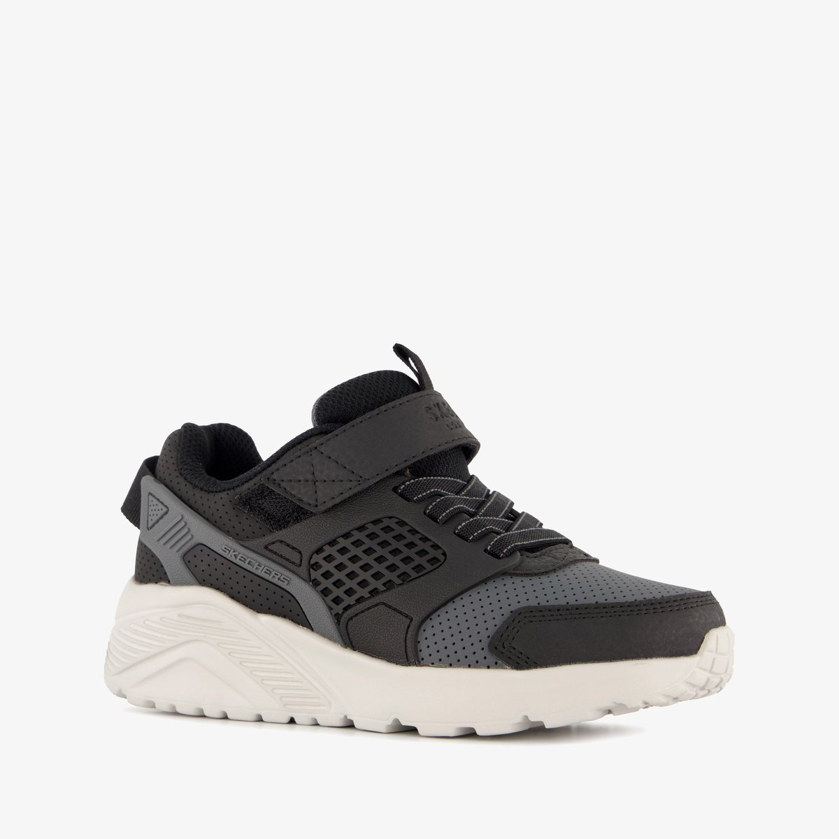 Skechers Uno Lite Gridstill jongens sneakers zwart - Maat 27 - Extra comfort - Memory Foam