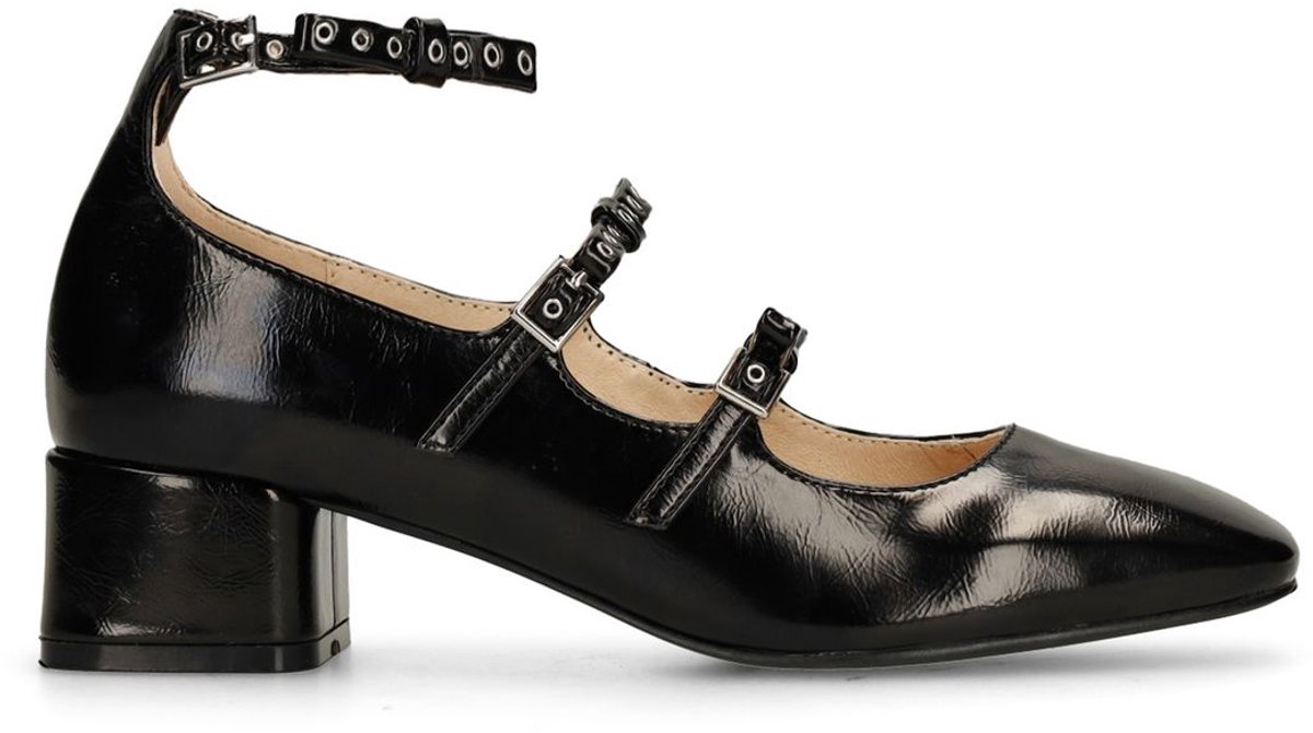 Sacha - Dames - Zwarte lak Mary Jane's - Maat 39