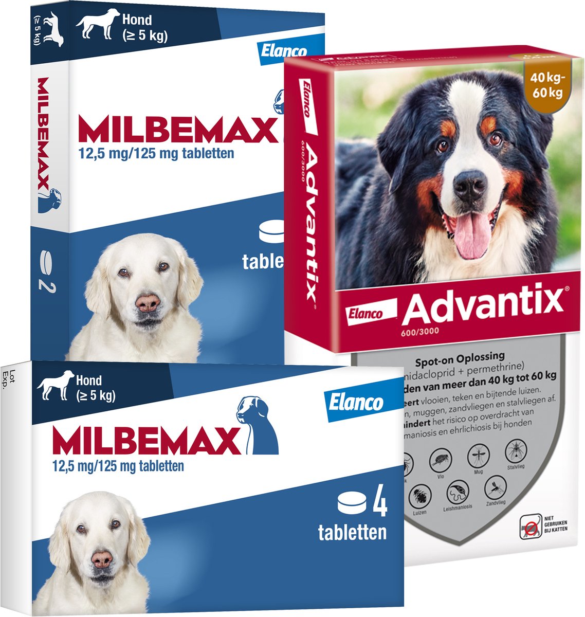 Elanco Preventiepakket Hond 50 - 60 kg