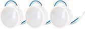 Kobi LED inbouwspot - 6.5W - 600lm - 4000K Neutraal Wit - 230V - Ø50mm - Voor keuken, gang en plafondspots - LED module - 3 stuks