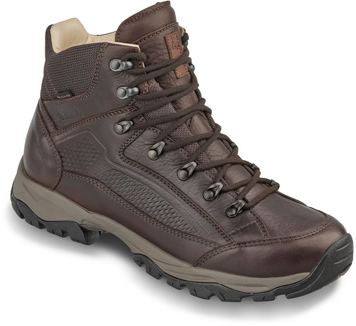 Meindl Sterzing Identity – Schoenen Wandelschoenen Halfhoge schoenen Dunkelbraun