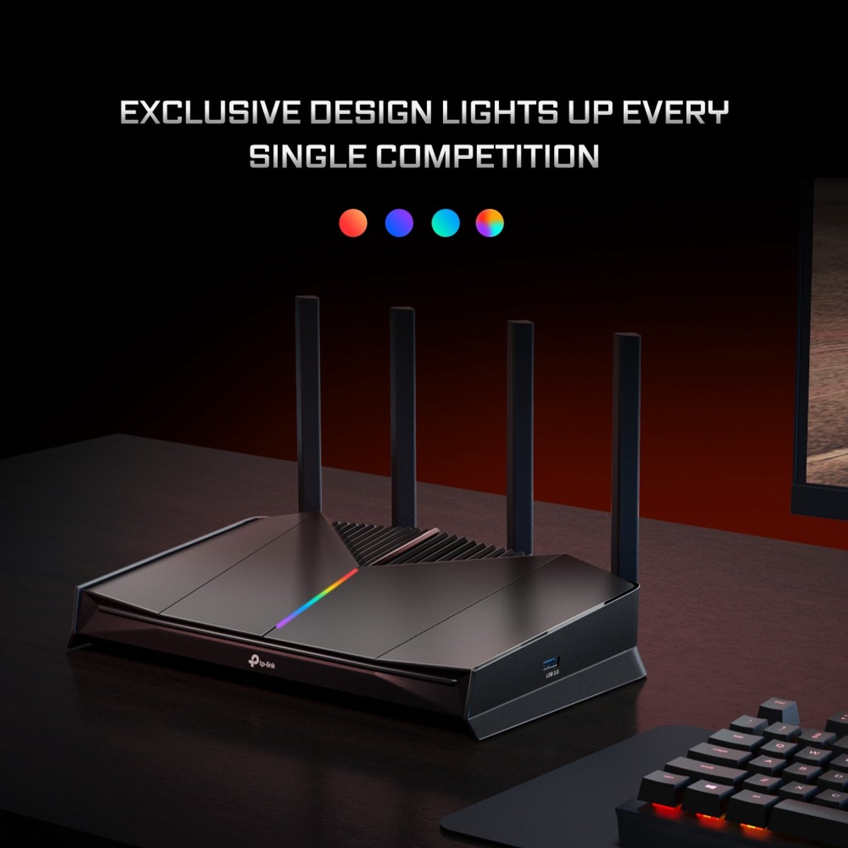 TP-Link Archer GE230: WiFi 7 gamingrouter met 2,5 Gbps en RGB thumbnail 5