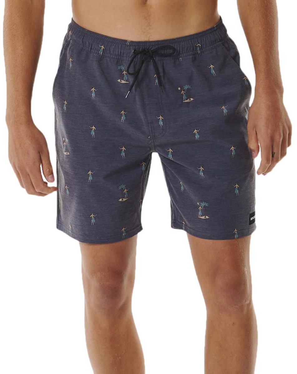 Rip Curl Hula Breach Volley Zwembroek S Man Zwart