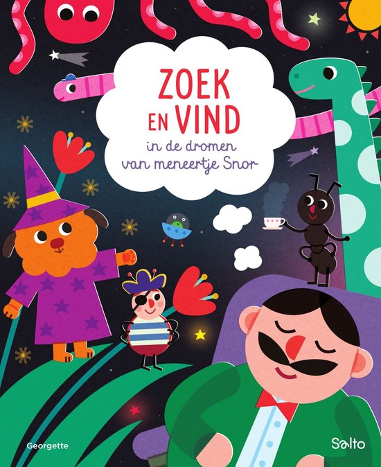 Meneertje Snor 1 - Zoek en vind in de dromen van meneertje S ... - cover