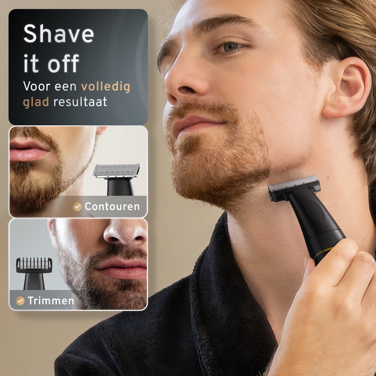 Wellshave Elektrisch Scheerapparaat & Styler in 1 thumbnail 5