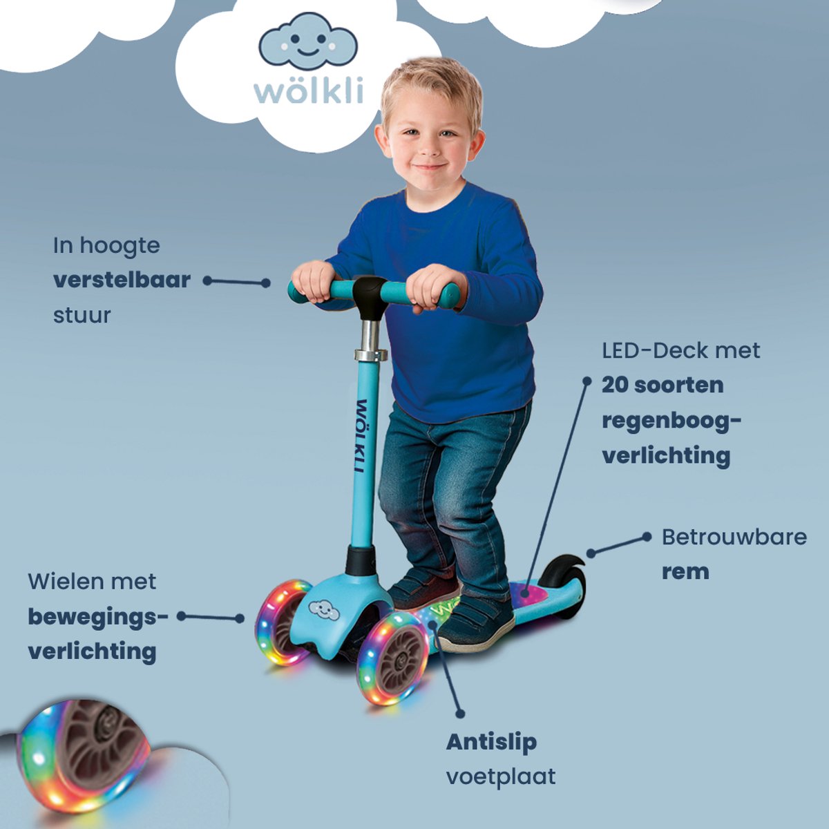 Wölkli Noaz - LED Kinderstep thumbnail 6