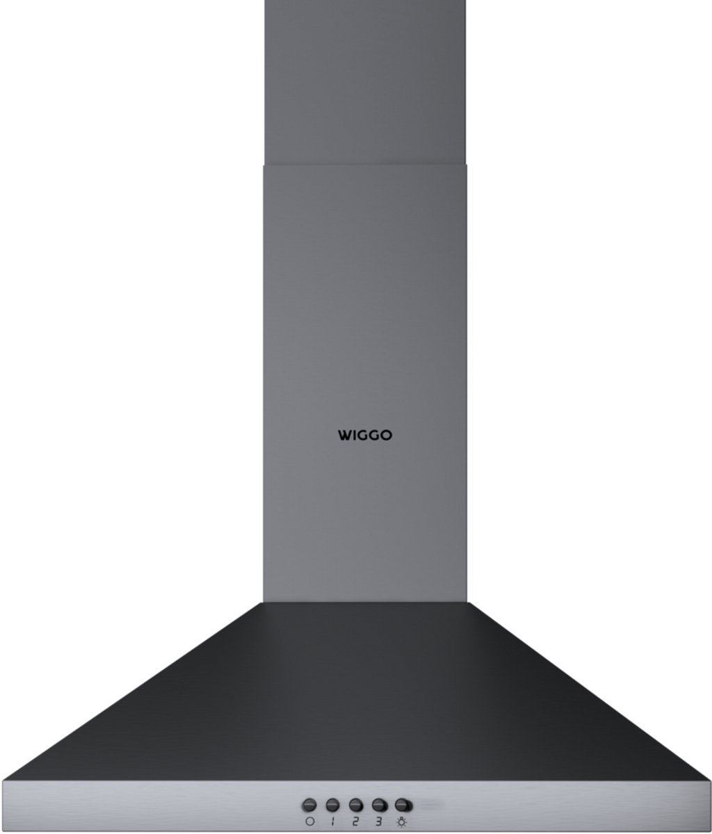 Wiggo WE-A530P(G) - Wandschouw Afzuigkap - 50cm - Grijs