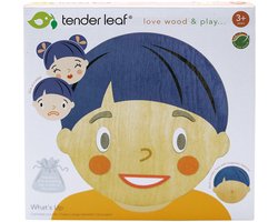 Tender Leaf Toys Puzzel ''hoe Gaat Het?'' Gezicht Hout 32-delig