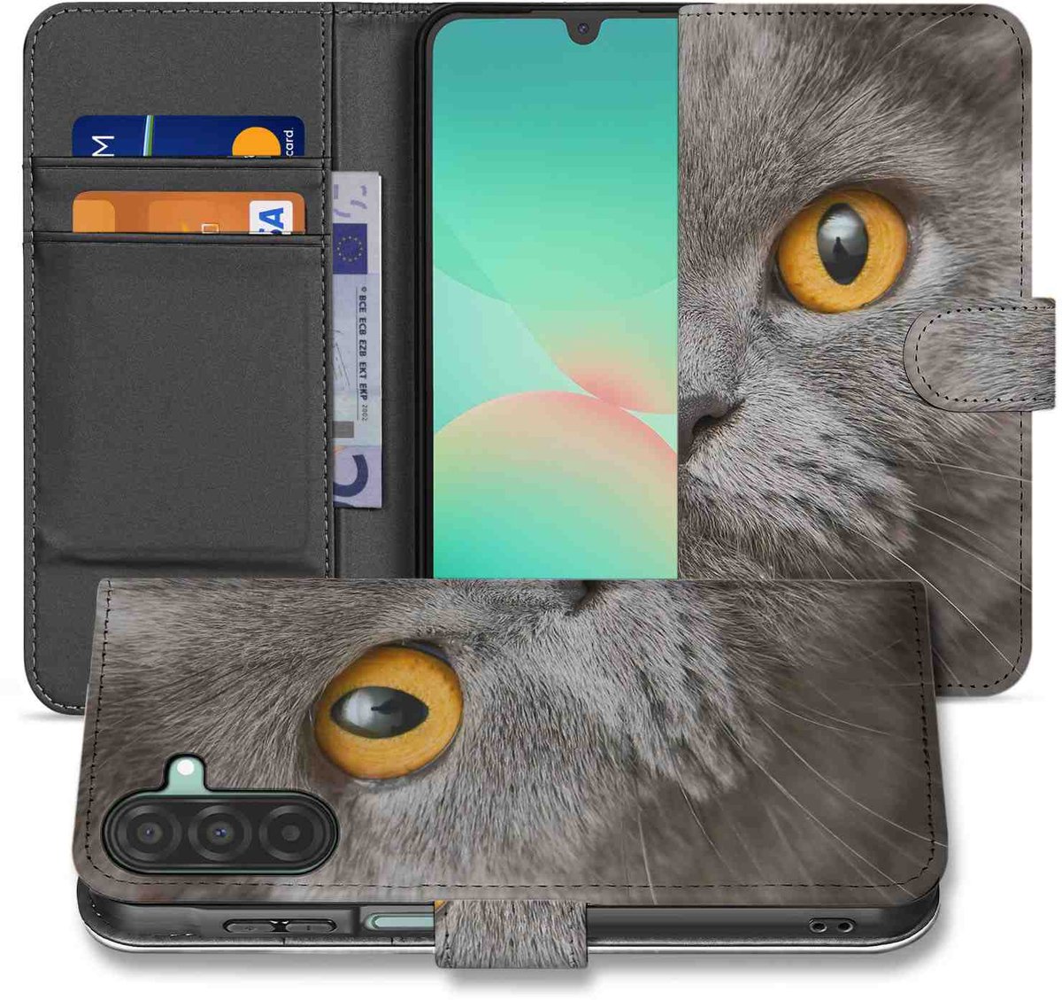 Samsung Galaxy A26 Britse Korthaar Book Case