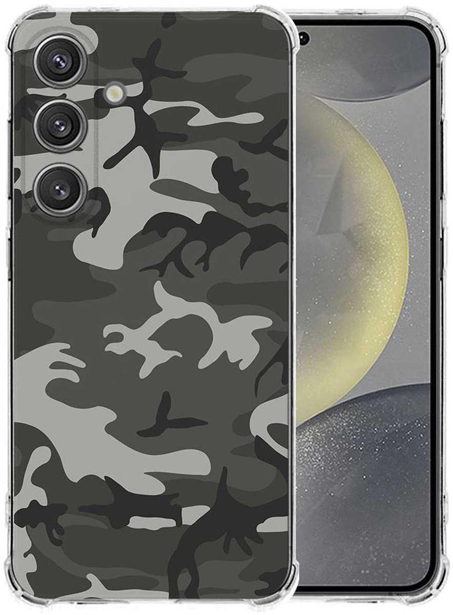 Samsung Galaxy S25 Plus Hoesje - Army Light TPU Antishock