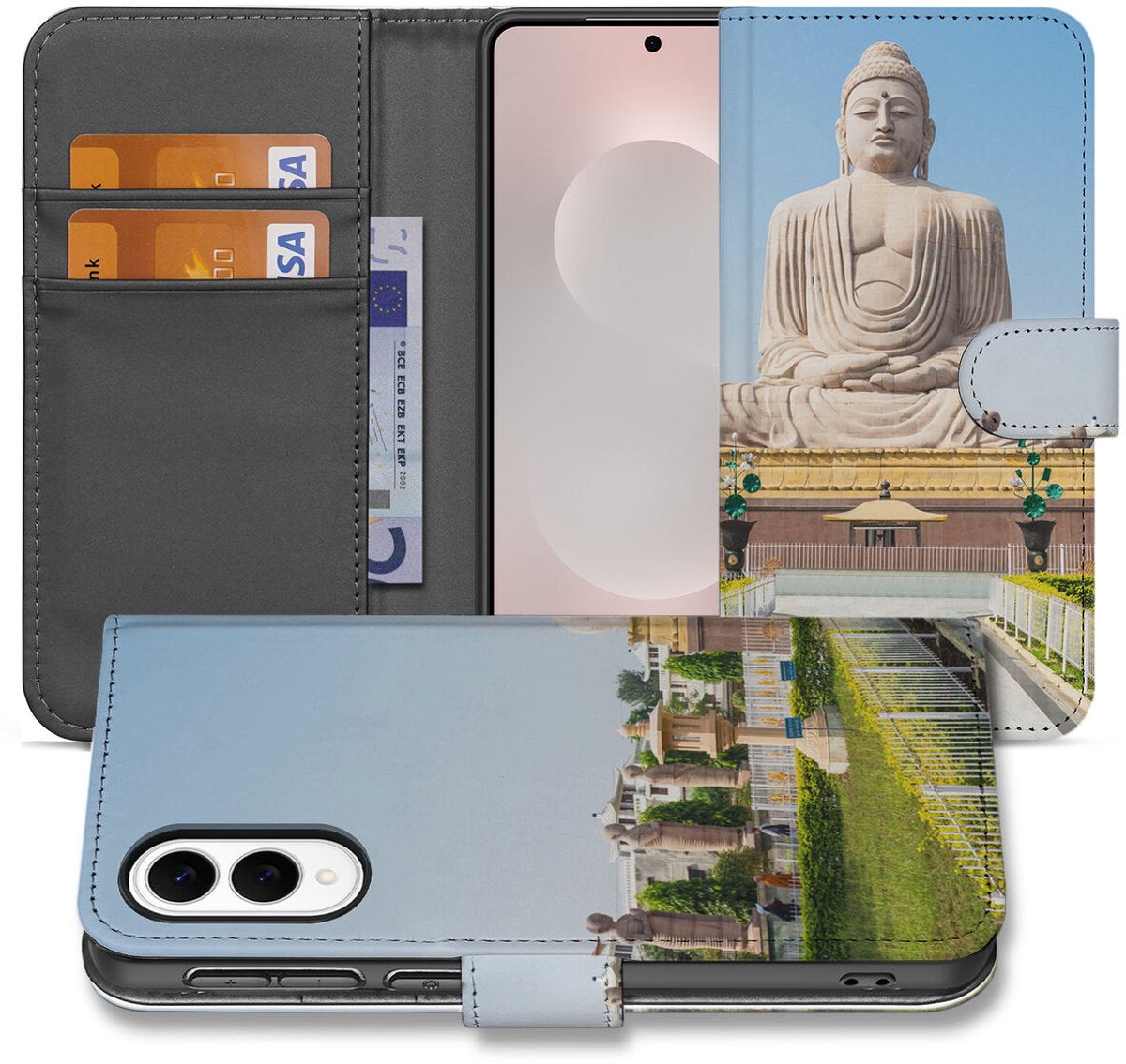 Samsung Galaxy S25 Edge Flip Cover Boeddha