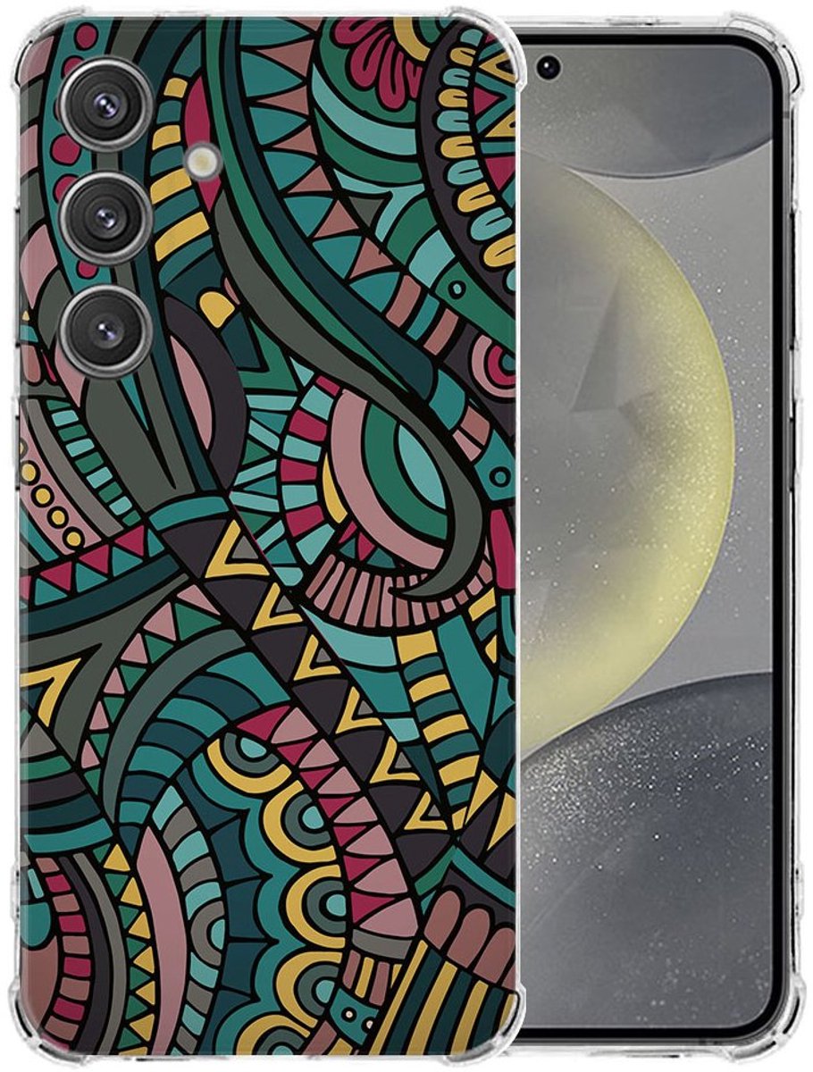 Samsung Galaxy S25 Hoesje - Aztec TPU Antishock