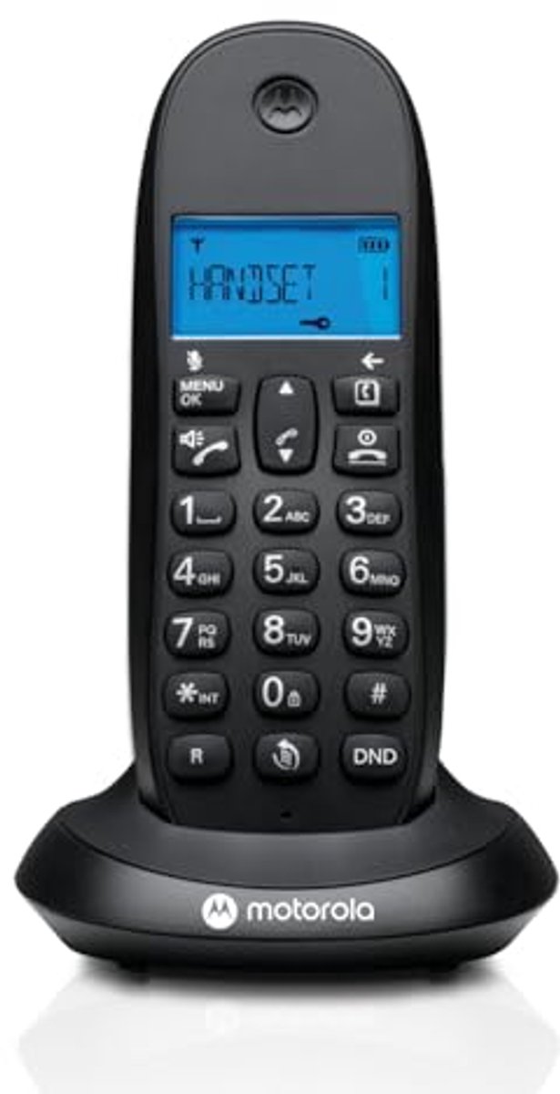 Digitale draadloze DECT-telefoon met Oproepblokkering en Nummerherkenning - Handsfree en Verlicht Display