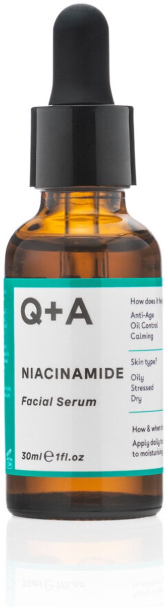 Q+A - Niacinamide Facial Serum - 3 x 30 ml - Voordeelverpakking
