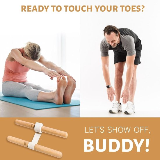 Verstelbare Hamstring Stretcher - Spierrekapparaat voor Thuis - Pijnverlichting & Flexibiliteit - Ideaal voor Yoga en Body Stretching van Fundermats — afbeelding 4