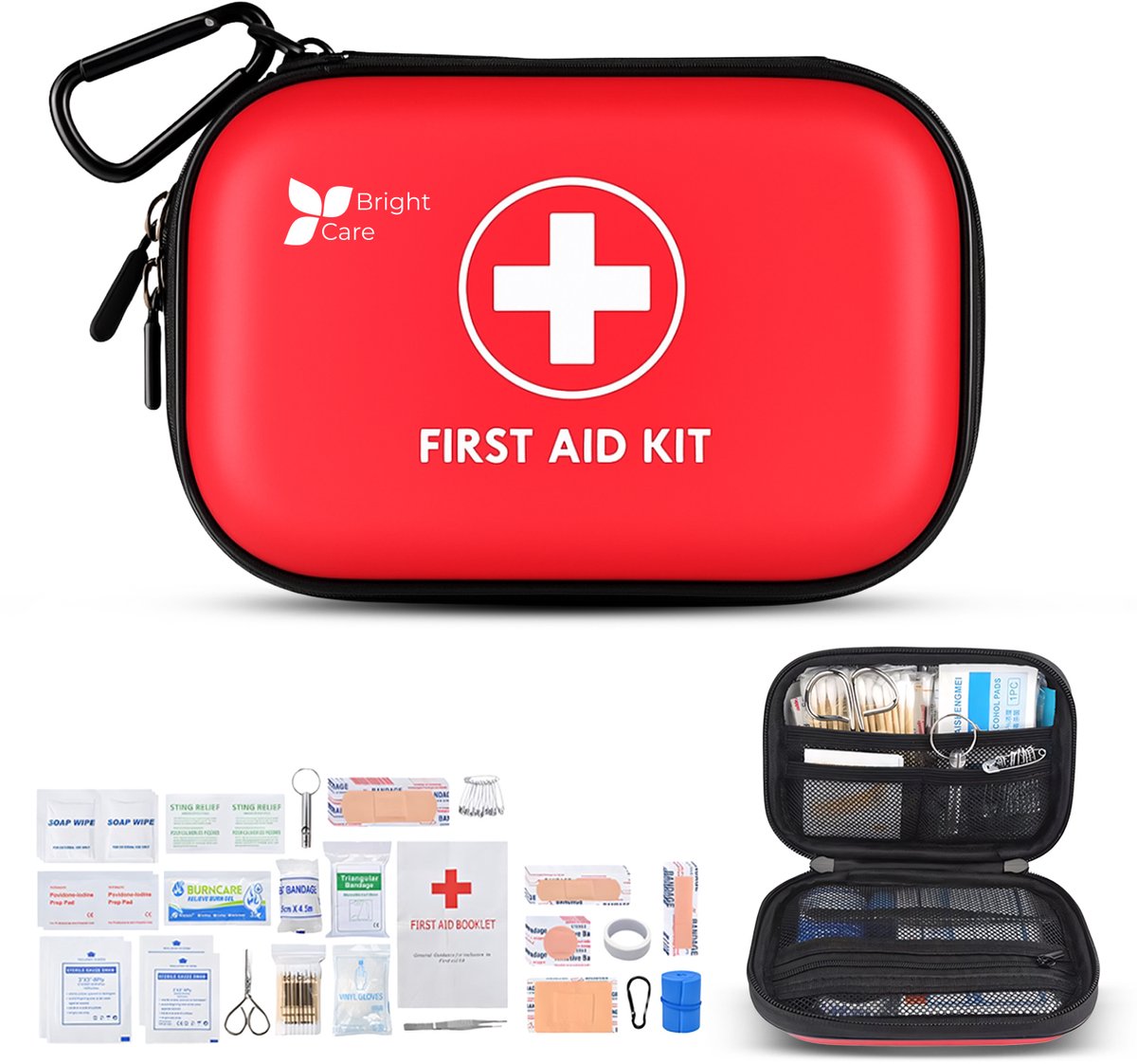 Cover van 104-Delige EHBO Kit - Noodpakket - EHBO voor Auto, Thuis, en - Kit met en - en