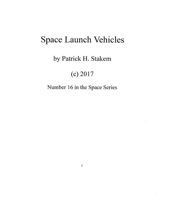 Space - Space Launch Vehicles - cover