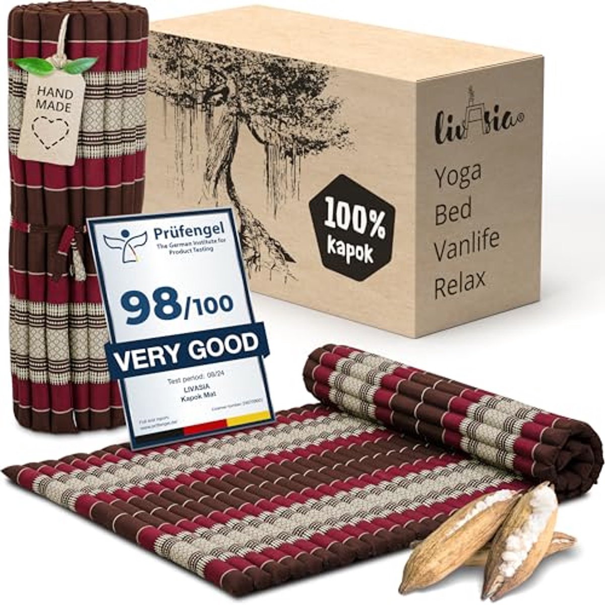 Rolmatras 200x110 cm - Comfortabel Gastenbed en Reisbed voor Buiten