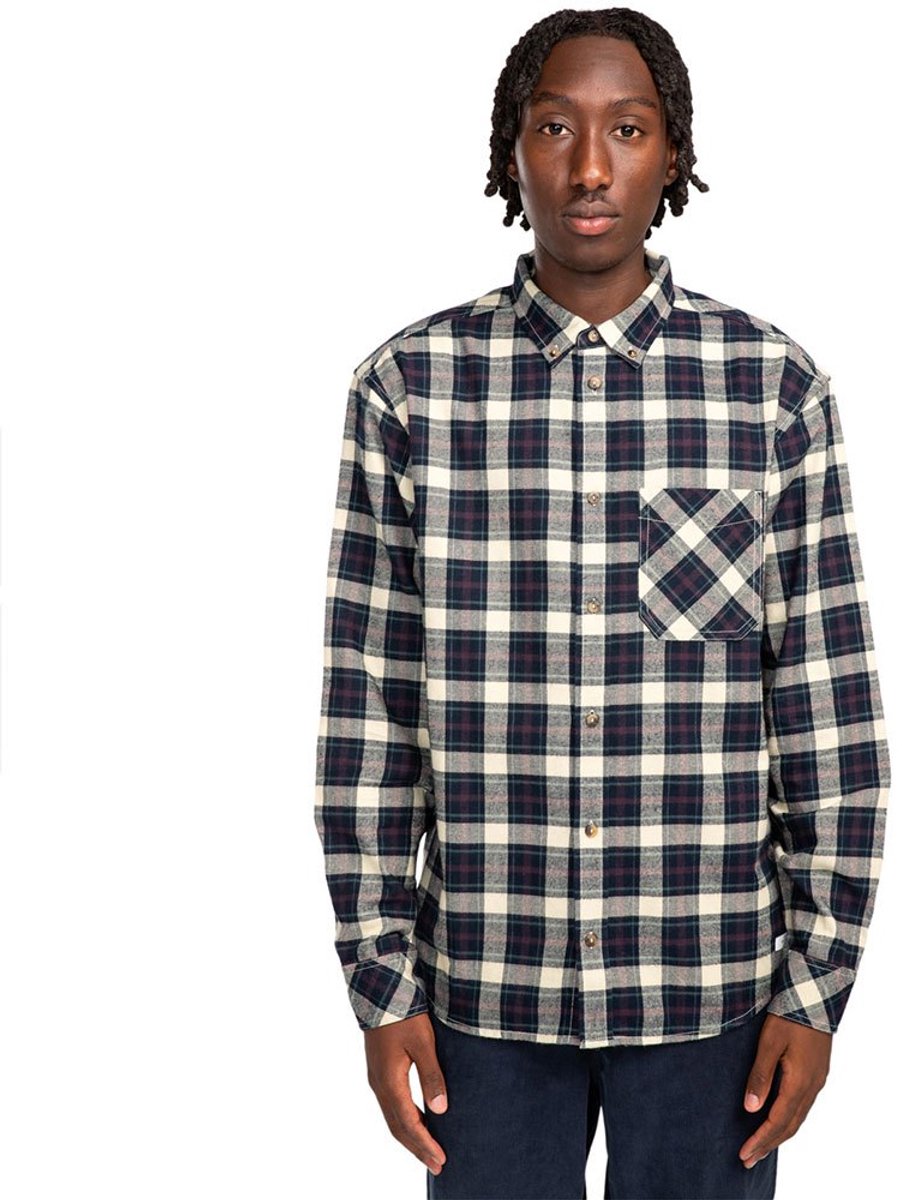 Element Ivy Overhemd Met Lange Mouwen Veelkleurig L Man Tidal Foam Plaid