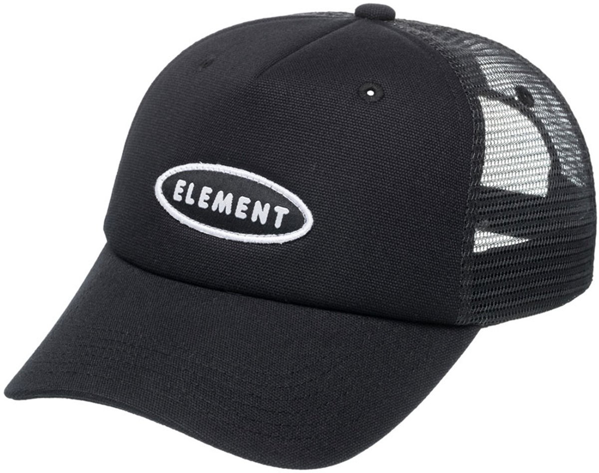 Element Union Mesh Truckercap Zwart