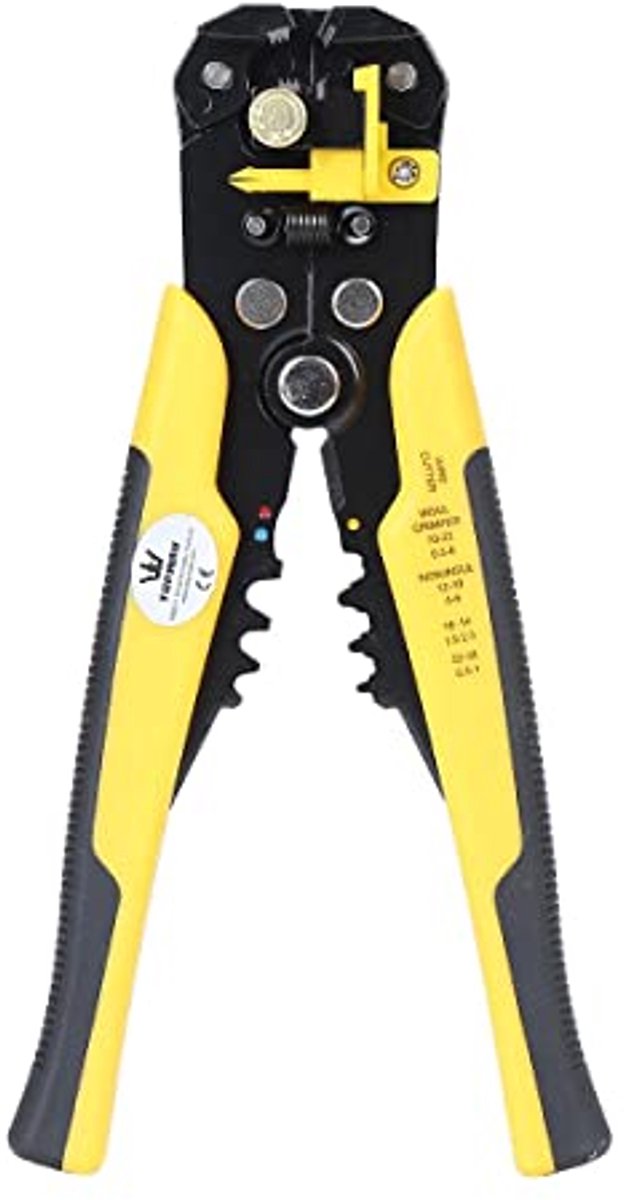 Automatische Draadstripper 3-in-1 Multifunctionele Zelfinstellende Kabelstripper Krimptang 8 inch